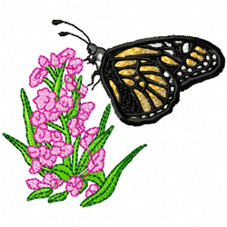 Butterfly Embroidery Design 2